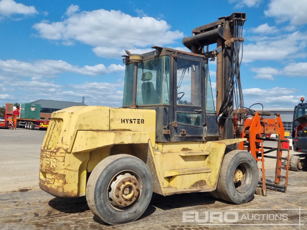 Hyster Diesel Forklift, 2 Stage Mast, Hydraulic Block Grab - Forklift: picture 5 Hyster Diesel Forklift, 2 Stage Mast, Hydraulic Block Grab - Forklift: picture 5