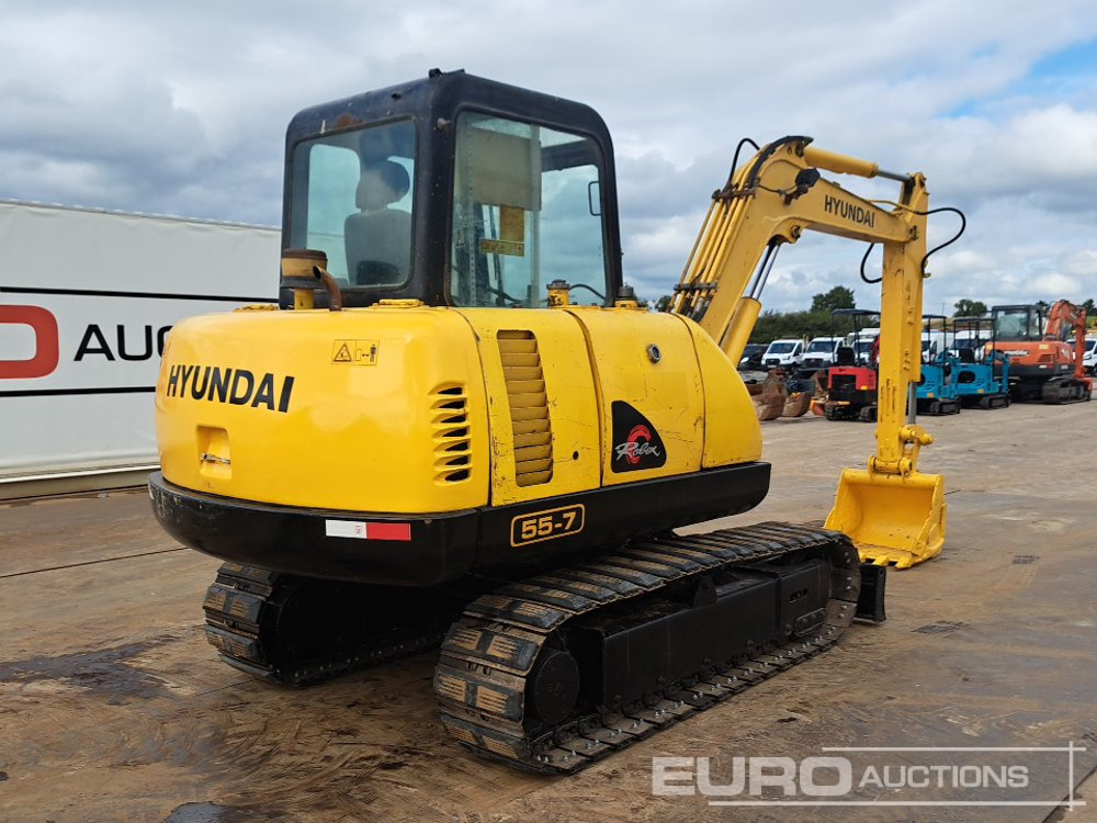 Hyundai R55-7 - Mini excavator: picture 5 Hyundai R55-7 - Mini excavator: picture 5