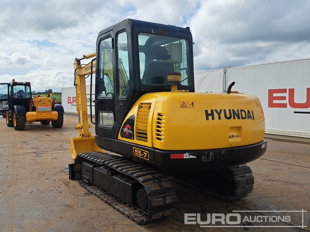 Hyundai R55-7 - Mini excavator: picture 3 Hyundai R55-7 - Mini excavator: picture 3