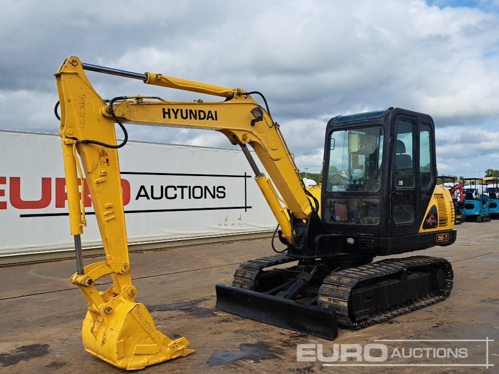 Hyundai R55-7 - Mini excavator: picture 1 Hyundai R55-7 - Mini excavator: picture 1
