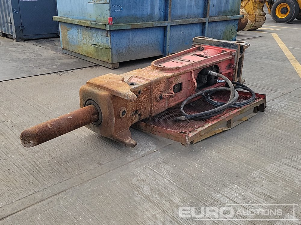 Indeco Hydraulic Breaker 100mm Pin to suit 40 Ton Excavator - Hydraulic hammer: picture 1 Indeco Hydraulic Breaker 100mm Pin to suit 40 Ton Excavator - Hydraulic hammer: picture 1