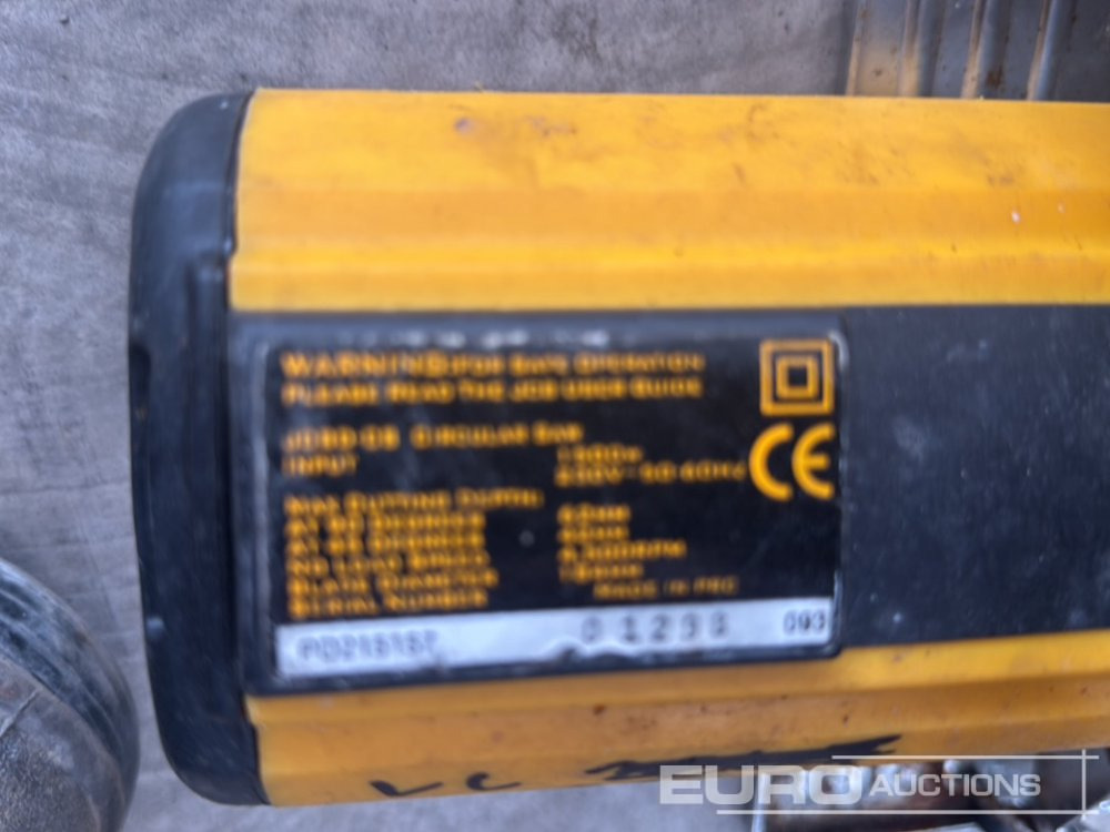 JCB 240 Volt Circular Saw - Construction equipment: picture 5 JCB 240 Volt Circular Saw - Construction equipment: picture 5
