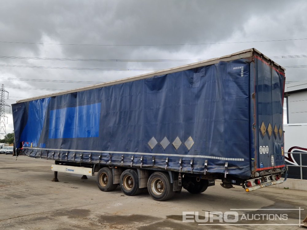 Krone Tri Axle Curtain Sider Trailer - Curtainsider semi-trailer: picture 3 Krone Tri Axle Curtain Sider Trailer - Curtainsider semi-trailer: picture 3
