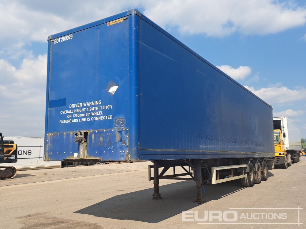 Lawrence David SDC 45' Tri Axle Box Trailer, BPW Axles - Closed box semi-trailer: picture 1 Lawrence David SDC 45' Tri Axle Box Trailer, BPW Axles - Closed box semi-trailer: picture 1