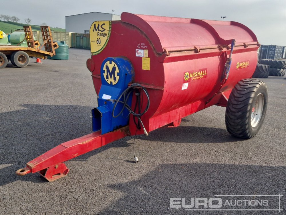 Marshall 60 Single Axle Muck Spreader - Farm trailer: picture 1 Marshall 60 Single Axle Muck Spreader - Farm trailer: picture 1