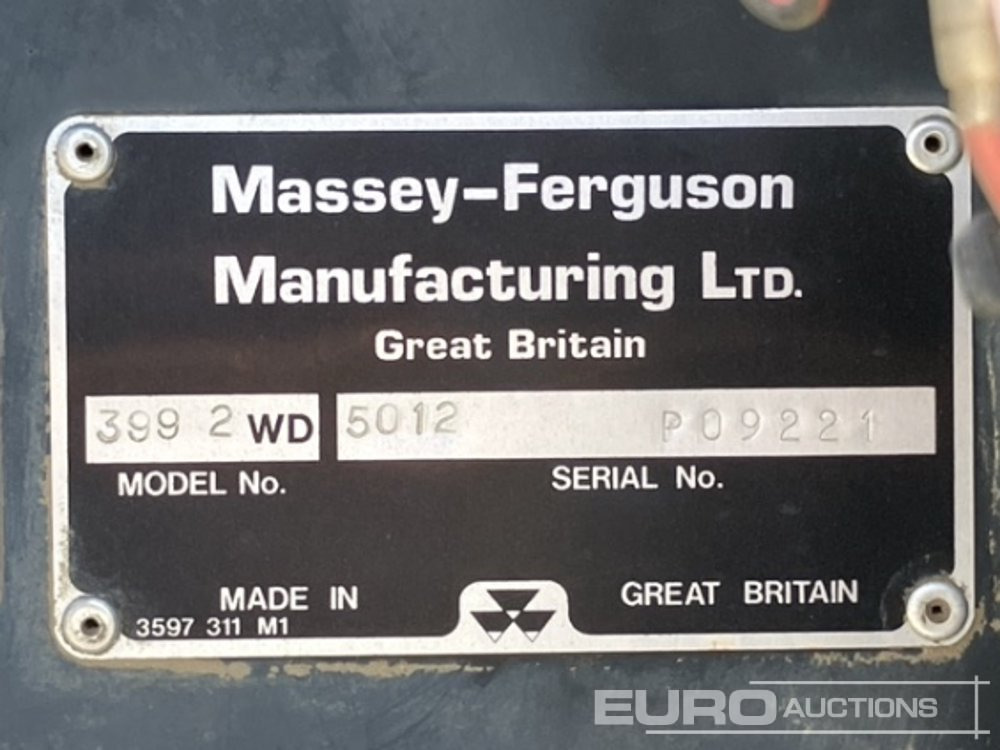 Massey Ferguson 399 - Farm tractor: picture 5 Massey Ferguson 399 - Farm tractor: picture 5