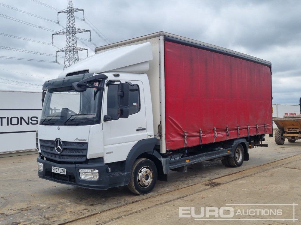 Mercedes Atego 816 - Curtainsider truck: picture 1 Mercedes Atego 816 - Curtainsider truck: picture 1
