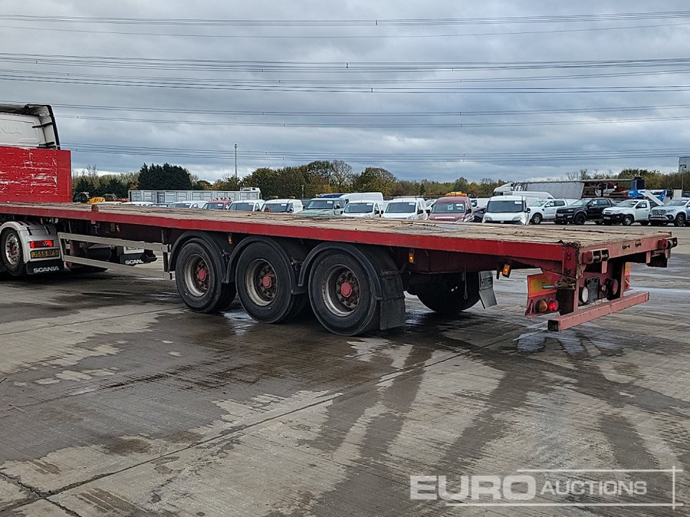 Montracon Tri Axle Flat Bed Trailer - Dropside/ Flatbed semi-trailer: picture 3 Montracon Tri Axle Flat Bed Trailer - Dropside/ Flatbed semi-trailer: picture 3