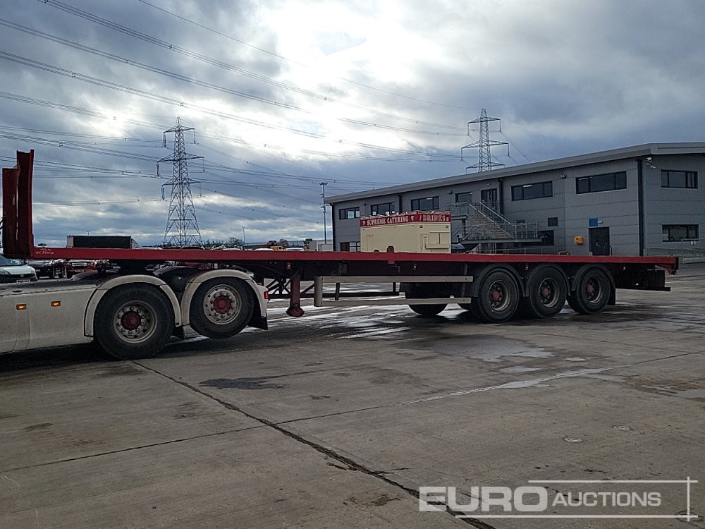 Montracon Tri Axle Flat Bed Trailer - Dropside/ Flatbed semi-trailer: picture 1 Montracon Tri Axle Flat Bed Trailer - Dropside/ Flatbed semi-trailer: picture 1