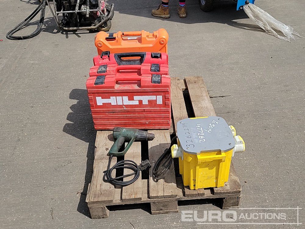 Paslode PPM35Ci Battery Nail Gun, Bosch 230Volt Heat Gun, Hilti Battery Drill (3 of), 110Volt Transformer - Construction equipment: picture 2 Paslode PPM35Ci Battery Nail Gun, Bosch 230Volt Heat Gun, Hilti Battery Drill (3 of), 110Volt Transformer - Construction equipment: picture 2