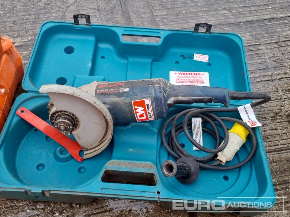 Construction equipment Radio Cable Detector (5 of), Bosch 110Volt Grinder, Bohrmaster 110Volt Mag Drill, Spitfire P370 Nail Gun, Paslode IM350+ Battery Nail Gun, Tiger APT-0600 6 Ton Adjustable Trolley: picture 30
