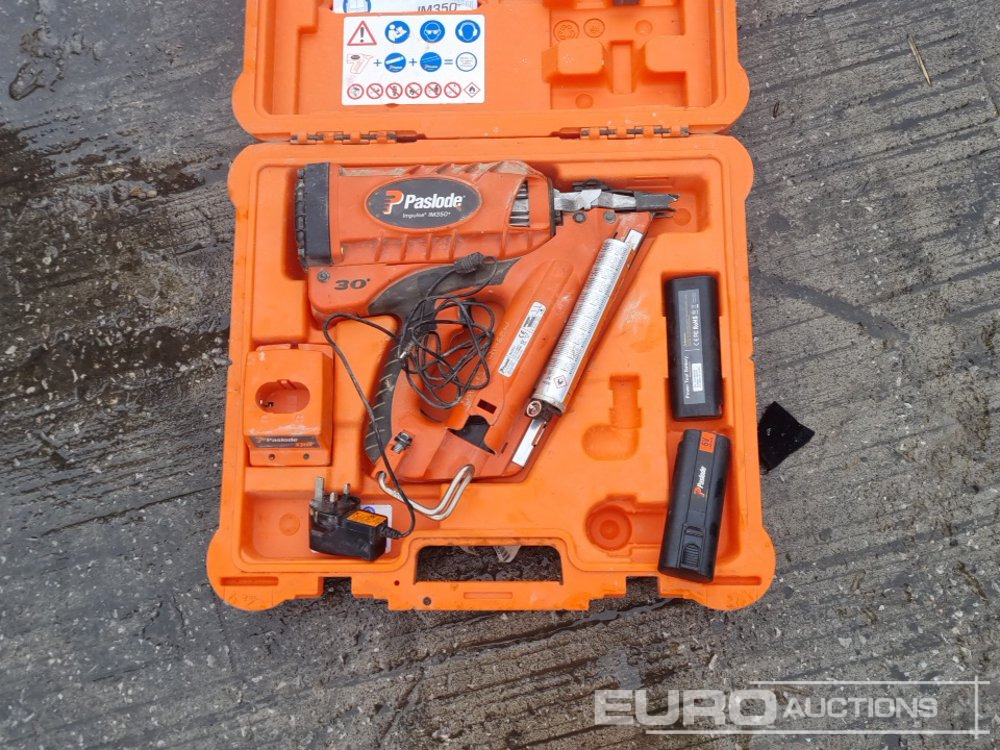 Construction equipment Radio Cable Detector (5 of), Bosch 110Volt Grinder, Bohrmaster 110Volt Mag Drill, Spitfire P370 Nail Gun, Paslode IM350+ Battery Nail Gun, Tiger APT-0600 6 Ton Adjustable Trolley: picture 44