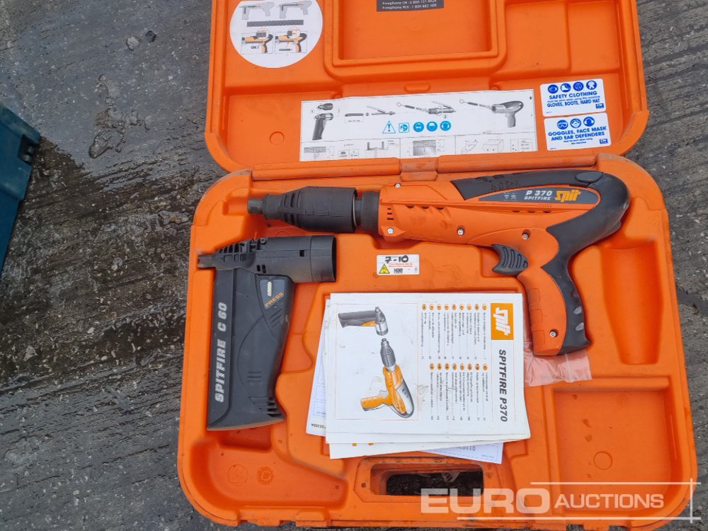 Construction equipment Radio Cable Detector (5 of), Bosch 110Volt Grinder, Bohrmaster 110Volt Mag Drill, Spitfire P370 Nail Gun, Paslode IM350+ Battery Nail Gun, Tiger APT-0600 6 Ton Adjustable Trolley: picture 34