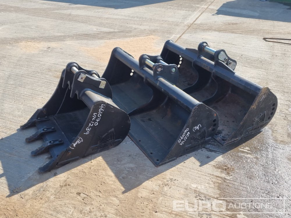 Rhinox 48", 48" Ditching, 24" Digging Bucket 40-35mm Pin to suit Mini Excavator - Bucket: picture 1 Rhinox 48", 48" Ditching, 24" Digging Bucket 40-35mm Pin to suit Mini Excavator - Bucket: picture 1