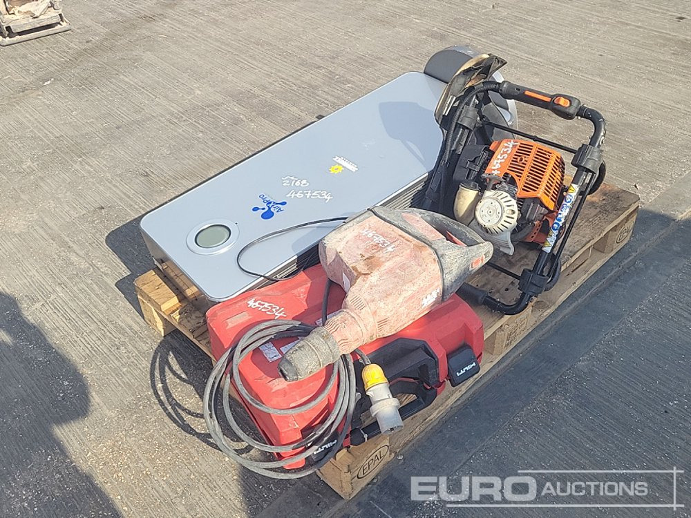 Stihl Petrol Auger Drive Unit, Hilti 110Volt Handheld Breaker (2 of), Airxpro 240Volt Air Purifier - Construction equipment: picture 1 Stihl Petrol Auger Drive Unit, Hilti 110Volt Handheld Breaker (2 of), Airxpro 240Volt Air Purifier - Construction equipment: picture 1