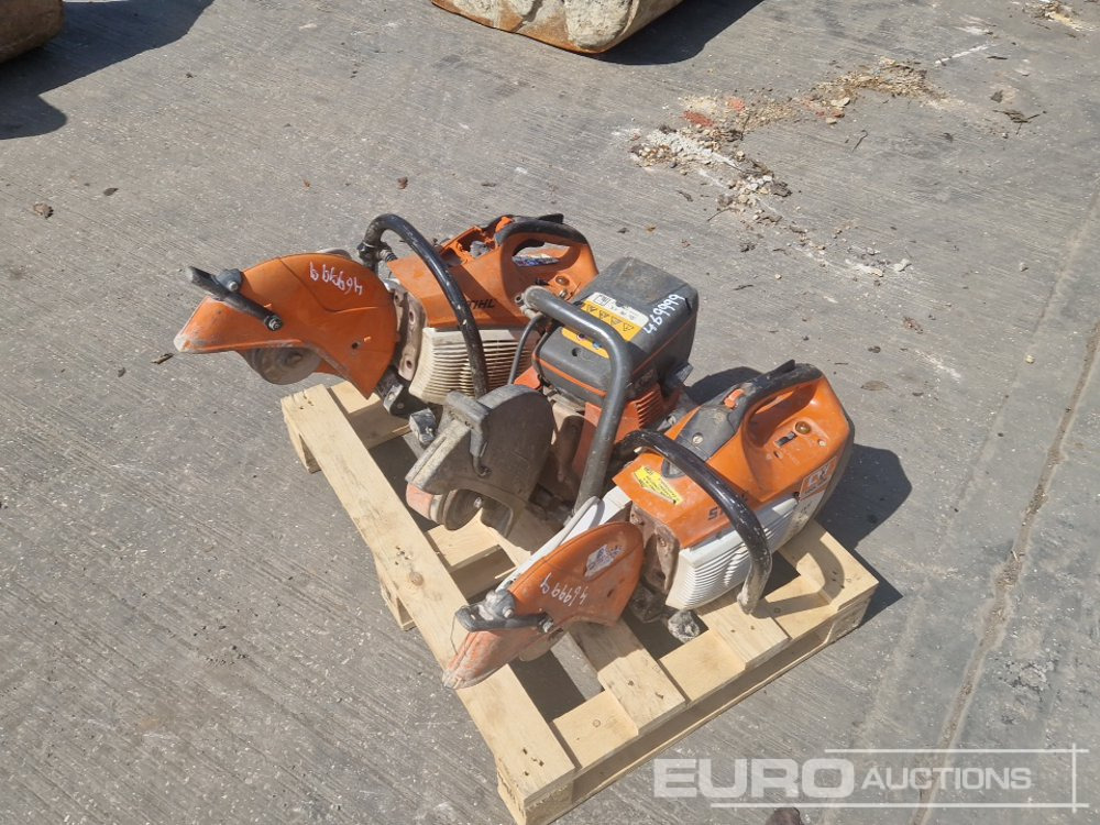 Stihl Petrol Quick Saw (2 of), Husqvarana K760 Petrol Quick Cut Saw - Asphalt machine: picture 1 Stihl Petrol Quick Saw (2 of), Husqvarana K760 Petrol Quick Cut Saw - Asphalt machine: picture 1