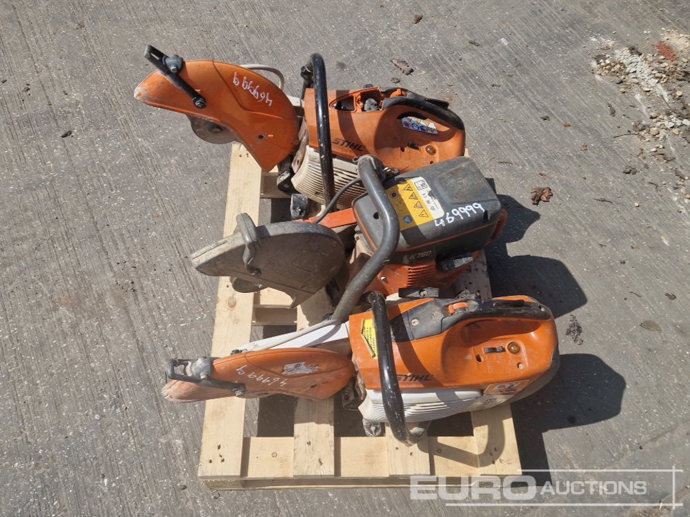 Stihl Petrol Quick Saw (2 of), Husqvarana K760 Petrol Quick Cut Saw - Asphalt machine: picture 2 Stihl Petrol Quick Saw (2 of), Husqvarana K760 Petrol Quick Cut Saw - Asphalt machine: picture 2