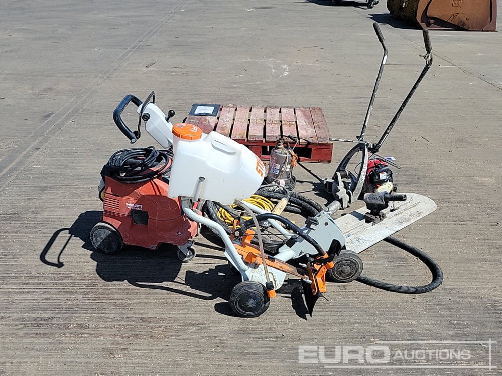 Stihl Quick Cut Saw Trolley, 110Volt Concrete Poker, 110Volt Submersible Water Pump, Pneumatic Scabbler, Concrete Float, Hilti 110Volt Vacuum, Hilti Battery Nail Gun, Petrol Concrete Screed Drive Unit - Construction equipment: picture 2 Stihl Quick Cut Saw Trolley, 110Volt Concrete Poker, 110Volt Submersible Water Pump, Pneumatic Scabbler, Concrete Float, Hilti 110Volt Vacuum, Hilti Battery Nail Gun, Petrol Concrete Screed Drive Unit - Construction equipment: picture 2