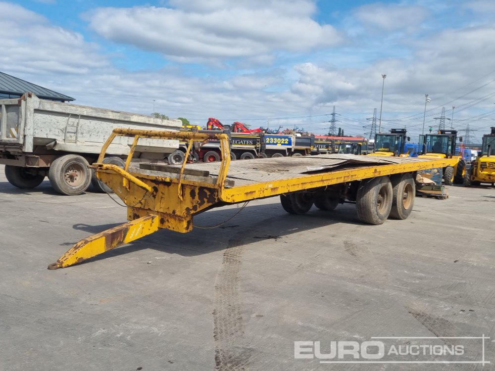 Twin Axle Draw Bar Flatbed Trailer, Air Brakes - Farm trailer: picture 1 Twin Axle Draw Bar Flatbed Trailer, Air Brakes - Farm trailer: picture 1
