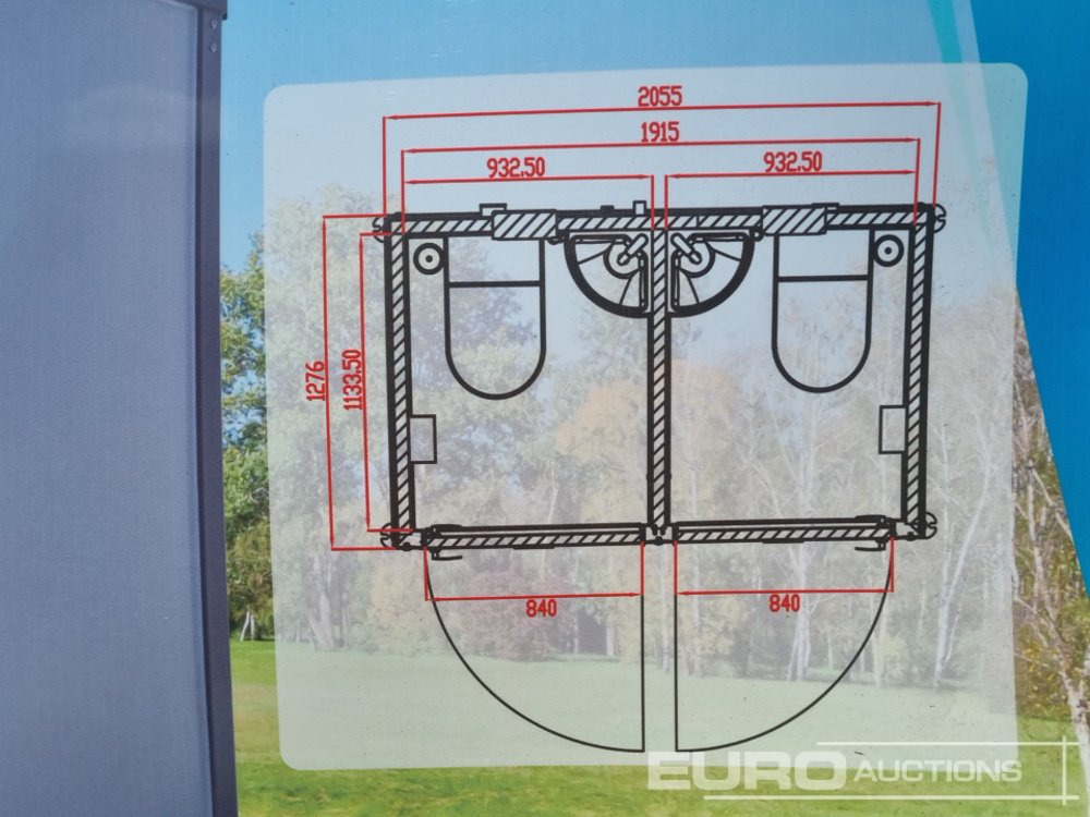 Unused 2025 220V Double Toilet Block (Cannot Be Reconsigned) - Shipping container: picture 2 Unused 2025 220V Double Toilet Block (Cannot Be Reconsigned) - Shipping container: picture 2