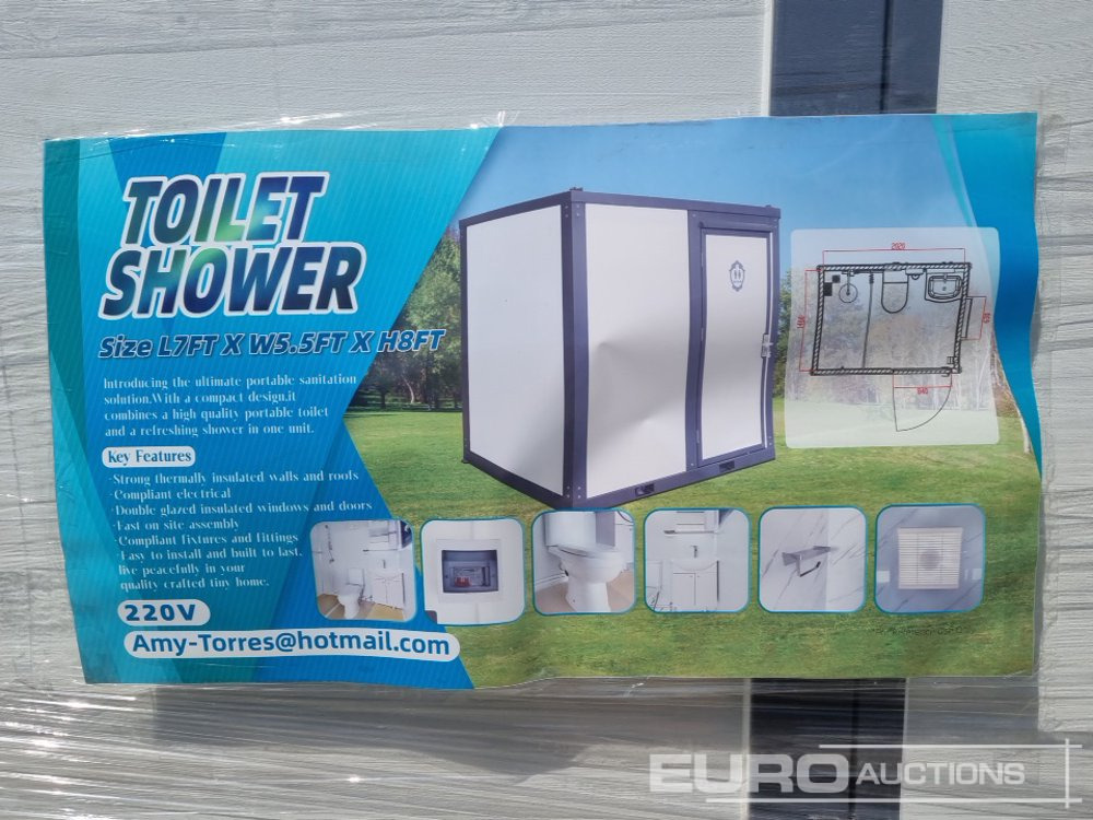 Unused 2025 220V Portable Toilets/Shower Block (Cannot Be Reconsigned) - Shipping container: picture 1 Unused 2025 220V Portable Toilets/Shower Block (Cannot Be Reconsigned) - Shipping container: picture 1