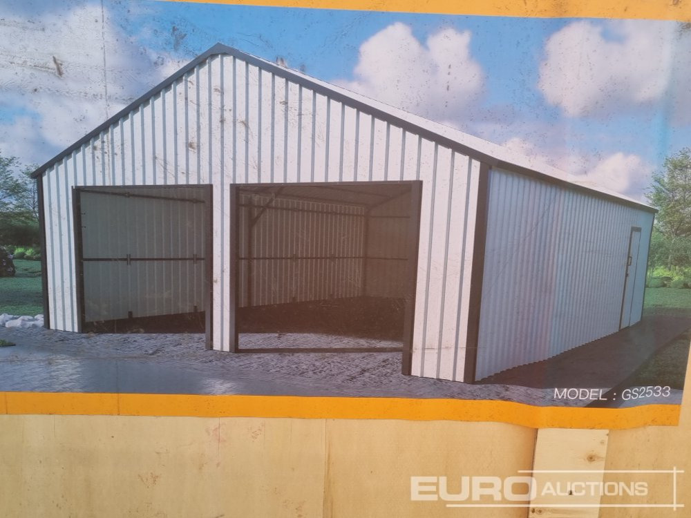 Unused 2025 33' x 25' Metal Shed (Cannot Be Reconsigned) - Construction container: picture 1 Unused 2025 33' x 25' Metal Shed (Cannot Be Reconsigned) - Construction container: picture 1