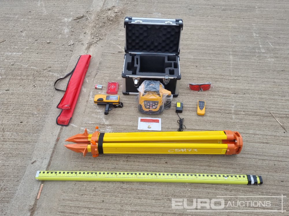 Unused 2025 Captok Laser Level, Self-Leveling Rotary Laser Level, Receiver, Tripod, Grade Rod - Construction equipment: picture 2 Unused 2025 Captok Laser Level, Self-Leveling Rotary Laser Level, Receiver, Tripod, Grade Rod - Construction equipment: picture 2