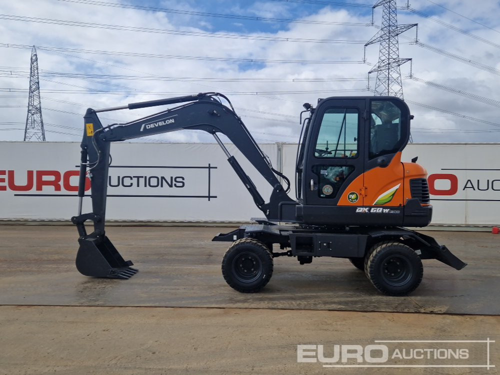Unused 2025 Develon DX60WN ECO-1 - Wheel excavator: picture 2 Unused 2025 Develon DX60WN ECO-1 - Wheel excavator: picture 2