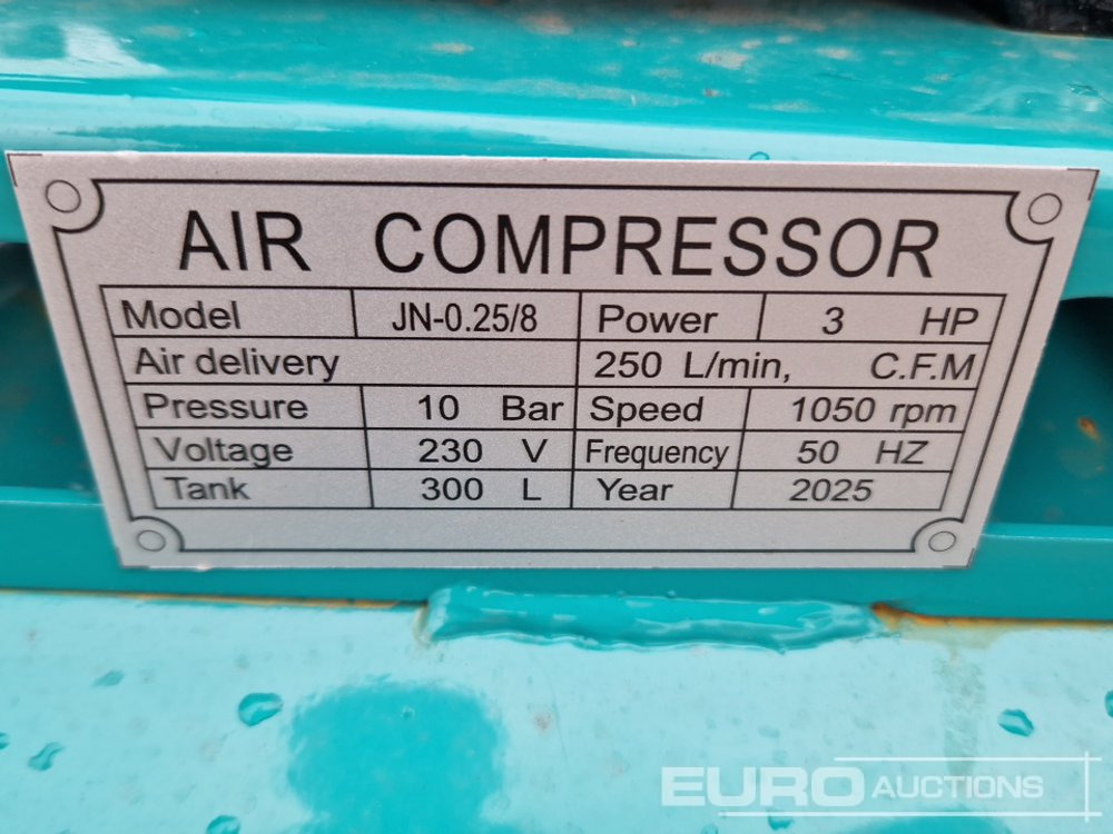 Air compressor Unused 2025 Schmelzer JN-0.25/8-300L: picture 9