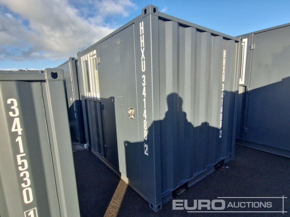 Unused 8' Container, Side Door & Window (Cannot Be Reconsigned) - Shipping container: picture 1 Unused 8' Container, Side Door & Window (Cannot Be Reconsigned) - Shipping container: picture 1