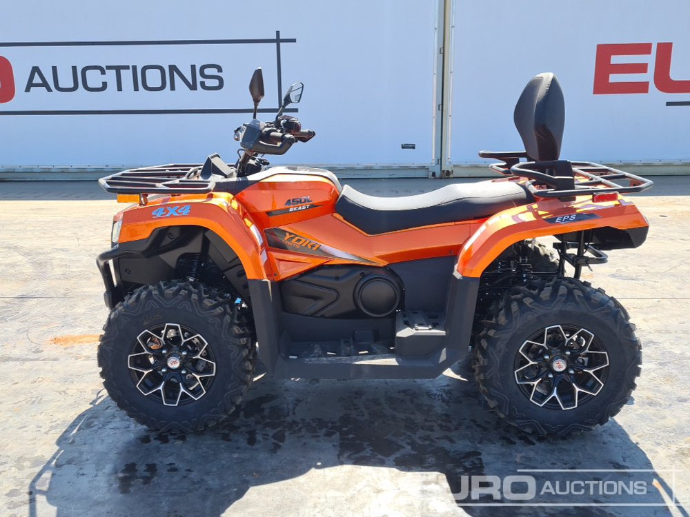 Unused Beast 450L, 4WD Petrol Quad Bike, Front Winch, Power Steering, Front & Rear Diff Lock, Alloy Wheels, LED Pack, Rear Tow Hitch, Backrest, T3b Engine - Side-by-side/ ATV: picture 2 Unused Beast 450L, 4WD Petrol Quad Bike, Front Winch, Power Steering, Front & Rear Diff Lock, Alloy Wheels, LED Pack, Rear Tow Hitch, Backrest, T3b Engine - Side-by-side/ ATV: picture 2