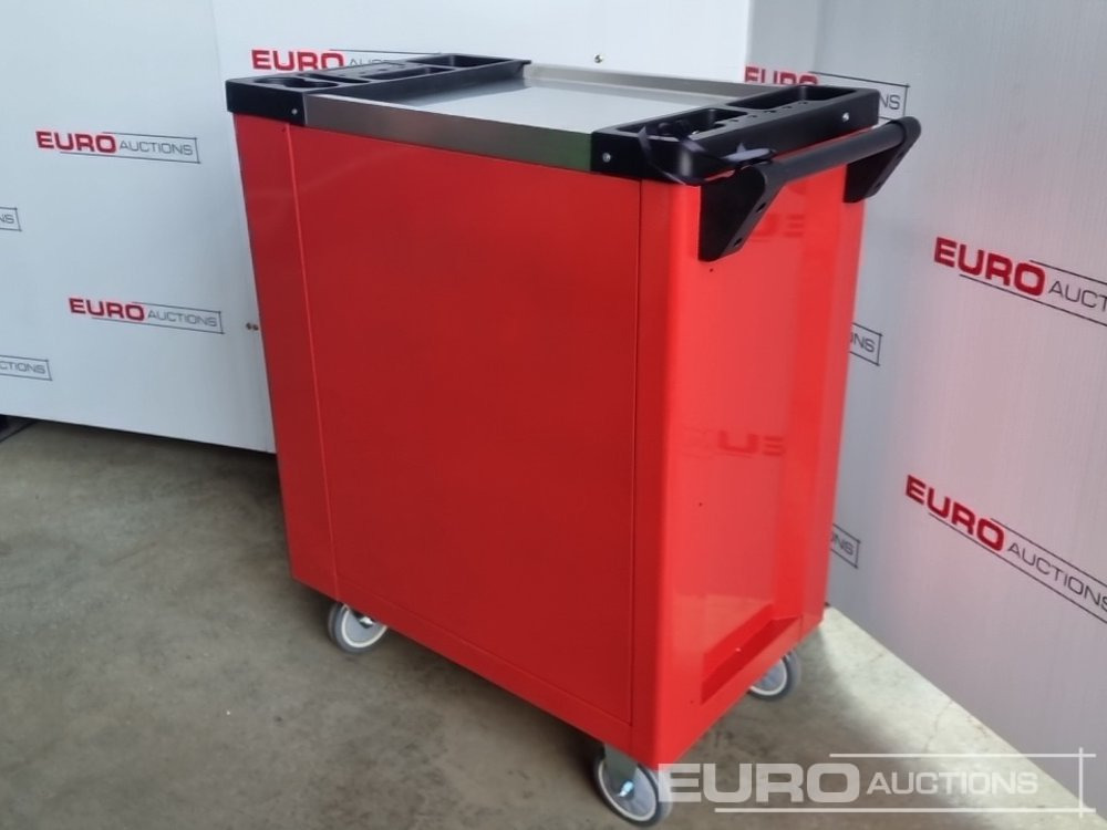 Unused Boss Wheeled Tool Cart with 258pc Tools (Red) - Workshop equipment: picture 5 Unused Boss Wheeled Tool Cart with 258pc Tools (Red) - Workshop equipment: picture 5