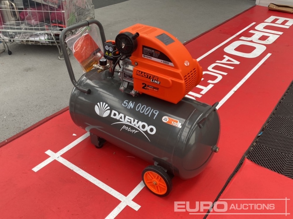 Unused Daewoo DAAC100CV - Air compressor: picture 2 Unused Daewoo DAAC100CV - Air compressor: picture 2