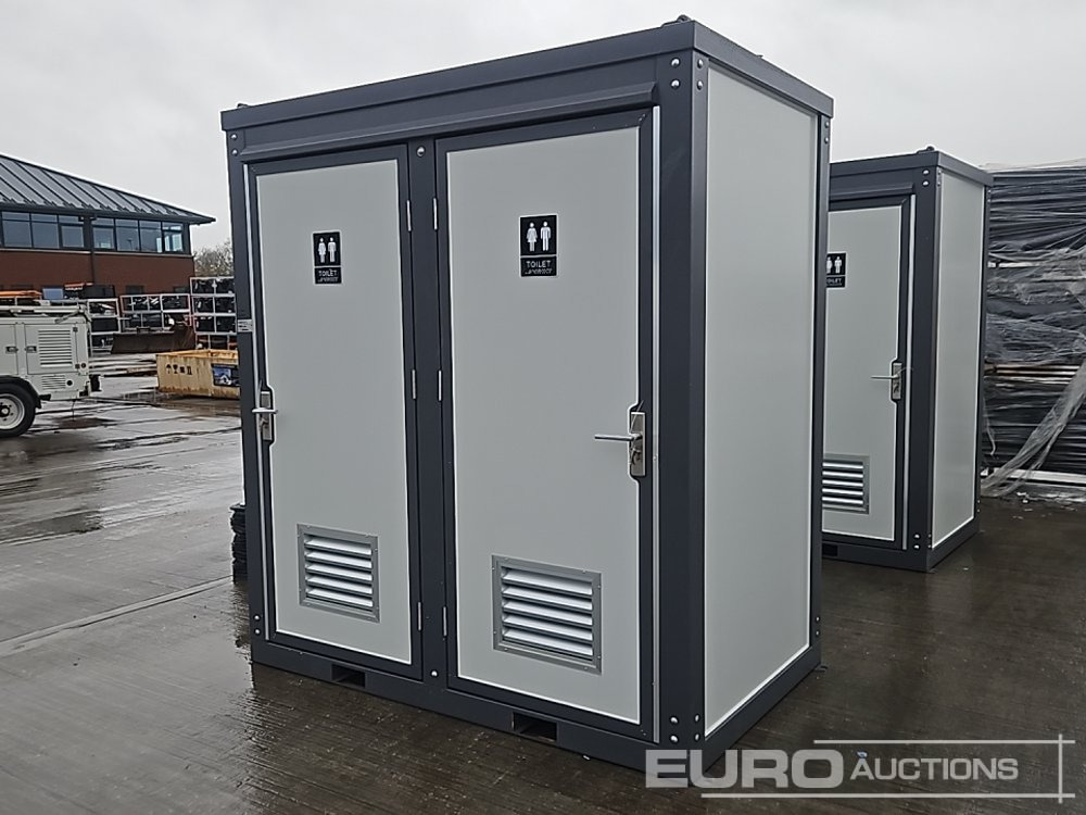 Unused Double Toilet Unit (Canot Be Reconsigned) - Shipping container: picture 1 Unused Double Toilet Unit (Canot Be Reconsigned) - Shipping container: picture 1