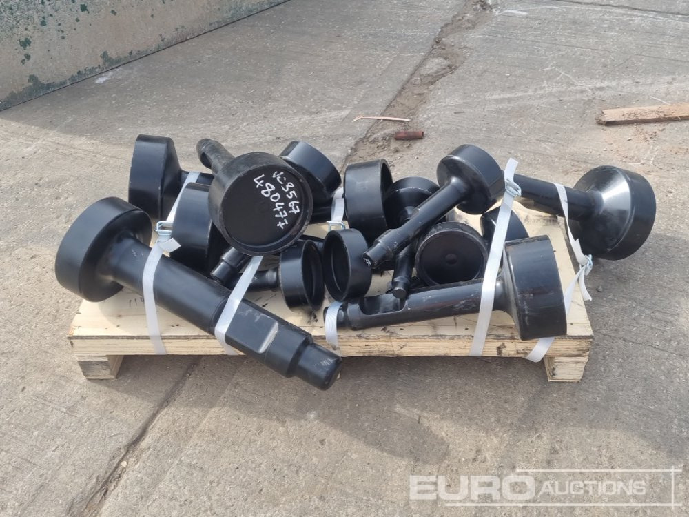 Unused Haner Pallet of Post Knocker Heads - Hydraulic hammer: picture 2 Unused Haner Pallet of Post Knocker Heads - Hydraulic hammer: picture 2