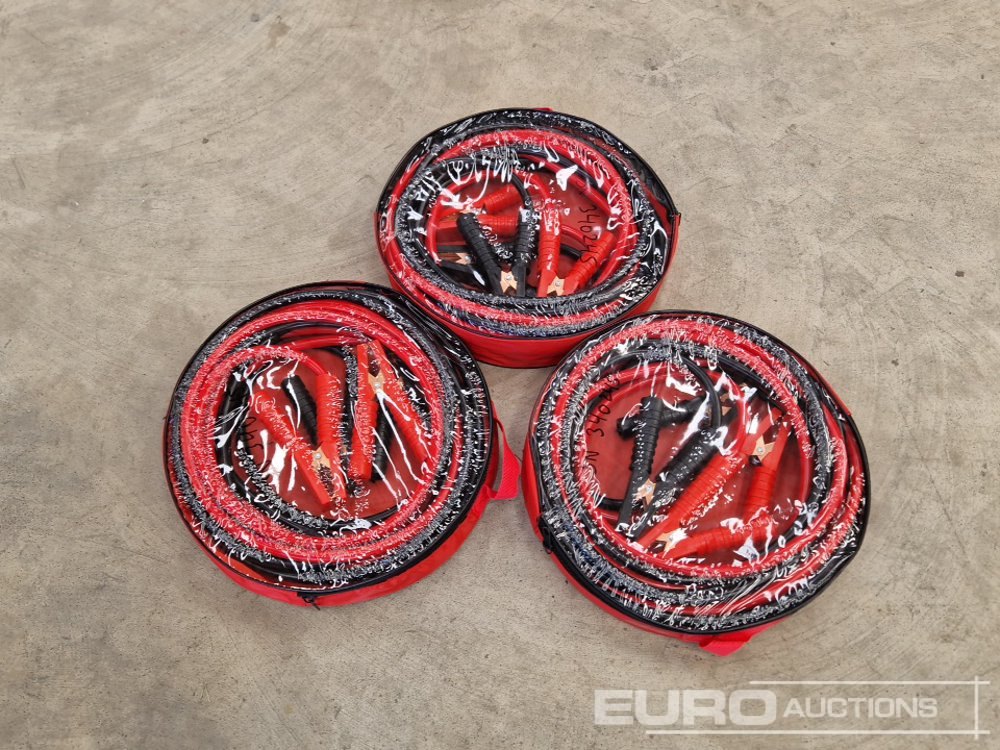 Unused Heavy Duty 3000Amp 6 Metre Jump Leads (3 of) - Workshop equipment: picture 2 Unused Heavy Duty 3000Amp 6 Metre Jump Leads (3 of) - Workshop equipment: picture 2