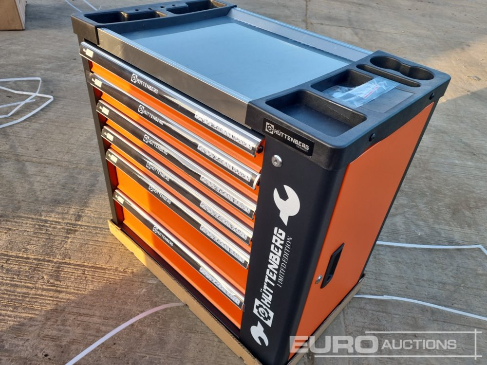 Unused Hüttenberg 220PCS 6 Drawer Tool Chest - Construction equipment: picture 1 Unused Hüttenberg 220PCS 6 Drawer Tool Chest - Construction equipment: picture 1