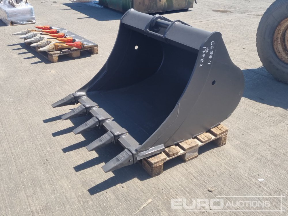 Unused Miller 48" Digging Bucket 65mm Pin to suit 13 Ton Excavator - Bucket: picture 1 Unused Miller 48" Digging Bucket 65mm Pin to suit 13 Ton Excavator - Bucket: picture 1