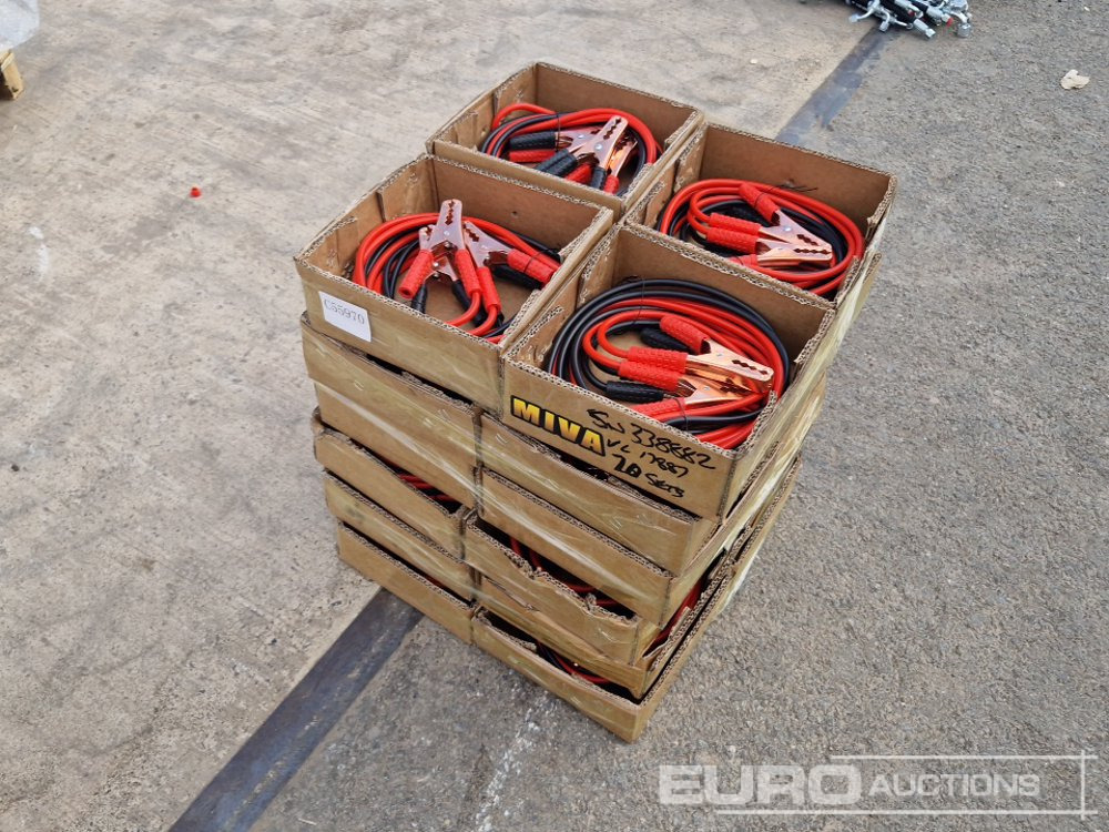 Unused Set of Jump Leads (20 of) - Workshop equipment: picture 2 Unused Set of Jump Leads (20 of) - Workshop equipment: picture 2