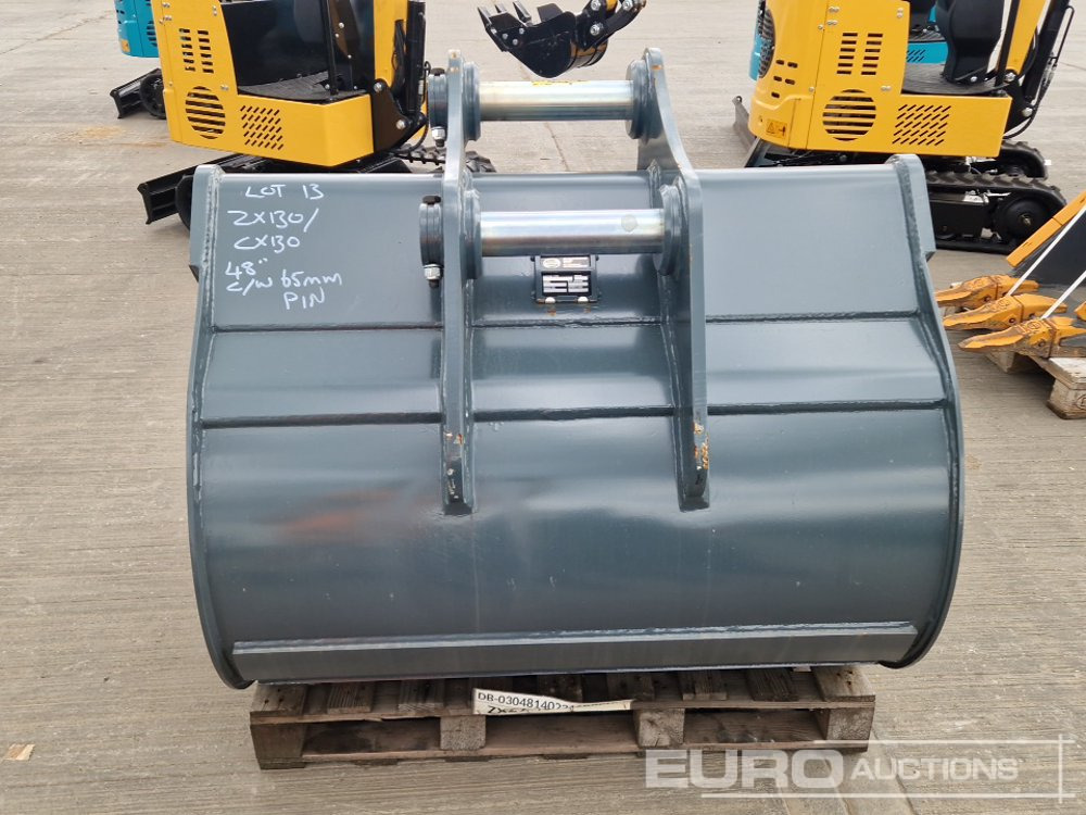 Unused Strickland 48" Digging Bucket 65mm Pin to suit 13 Ton Excavator - Bucket: picture 4 Unused Strickland 48" Digging Bucket 65mm Pin to suit 13 Ton Excavator - Bucket: picture 4