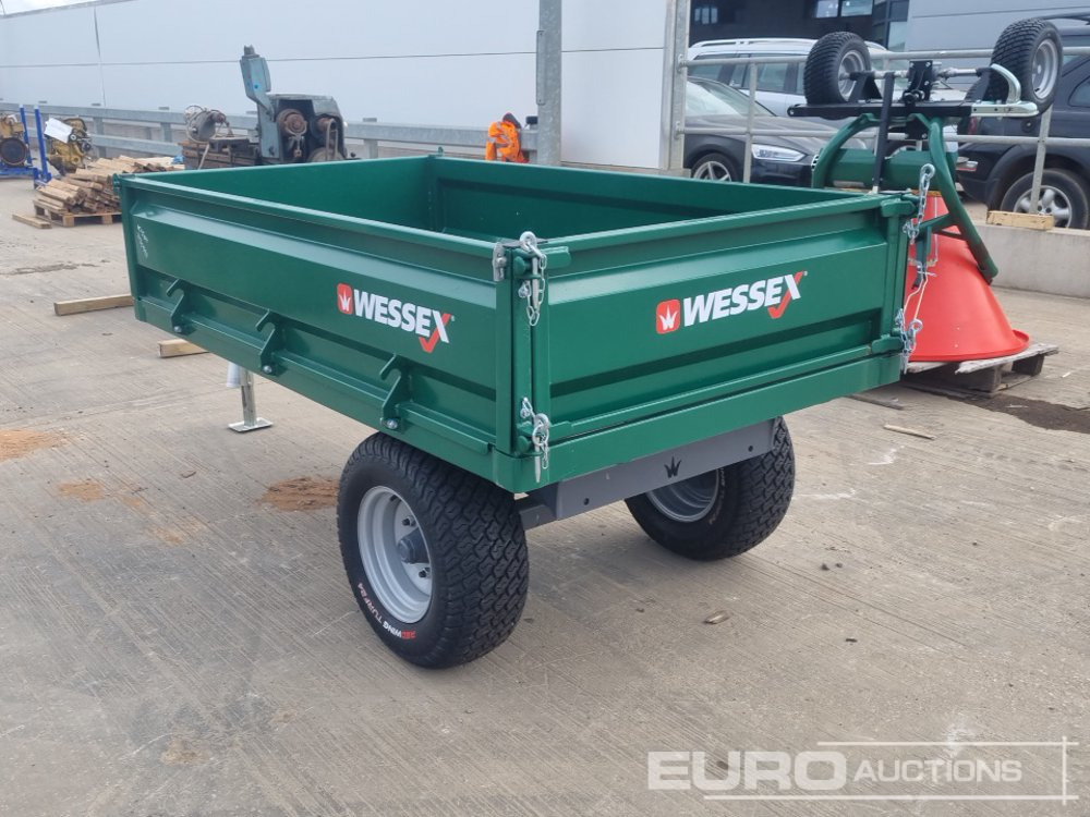 Unused Wessex 1.5 Ton Single Axle Hydraulic Drop Side Tipping Trailer - Farm trailer: picture 3 Unused Wessex 1.5 Ton Single Axle Hydraulic Drop Side Tipping Trailer - Farm trailer: picture 3