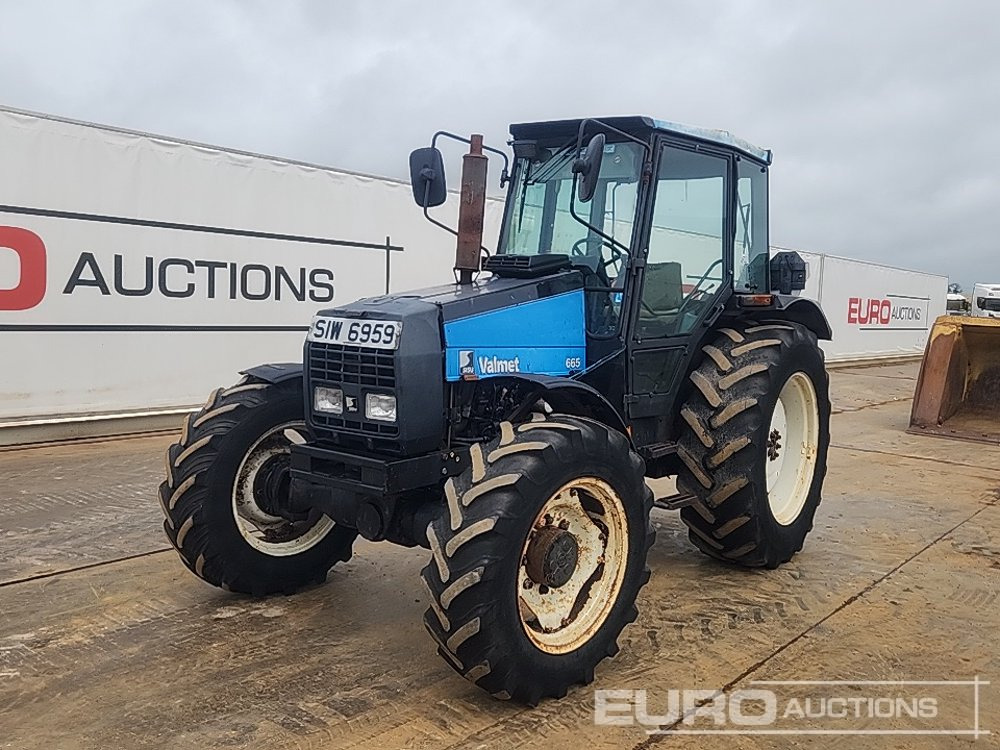 Valmet 665-4 - Farm tractor: picture 1 Valmet 665-4 - Farm tractor: picture 1