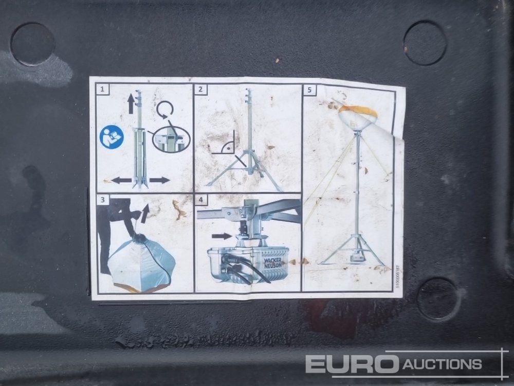 Construction equipment Wacker Neuson Balloon Light & Ballast Battery (2 of), 415 Volt Distribution Cable (2 of), C.A.T 4+ Radio Detector: picture 31 Construction equipment Wacker Neuson Balloon Light & Ballast Battery (2 of), 415 Volt Distribution Cable (2 of), C.A.T 4+ Radio Detector: picture 31