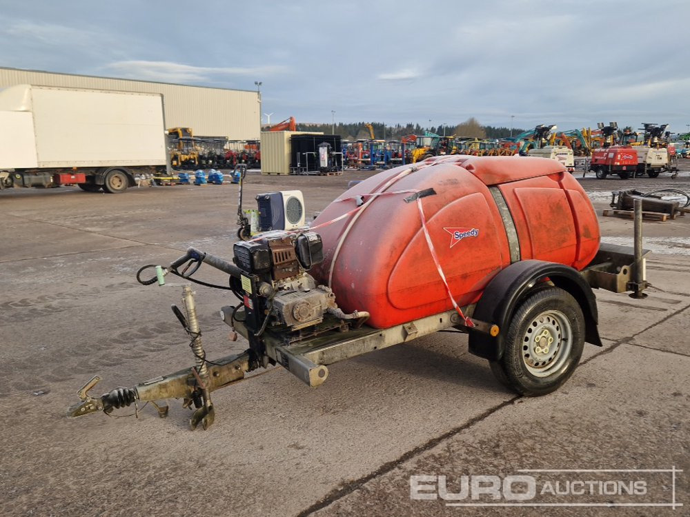 Western Single Axle Bowser, Diesel Pressure Washer, Yanmar Engine, Hose, Lance - Pressure washer: picture 1 Western Single Axle Bowser, Diesel Pressure Washer, Yanmar Engine, Hose, Lance - Pressure washer: picture 1