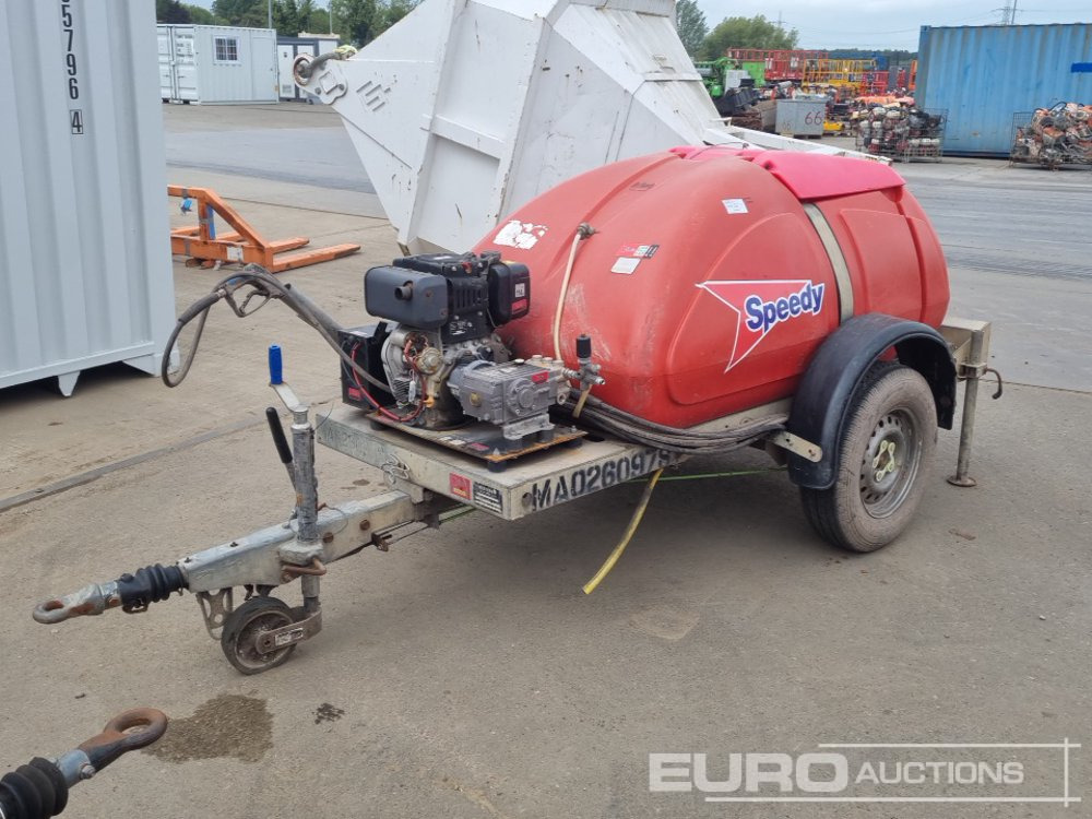 Western Single Axle Plastic Water Bowser, Yanmar Diesel Pressure Washer - Pressure washer: picture 1 Western Single Axle Plastic Water Bowser, Yanmar Diesel Pressure Washer - Pressure washer: picture 1