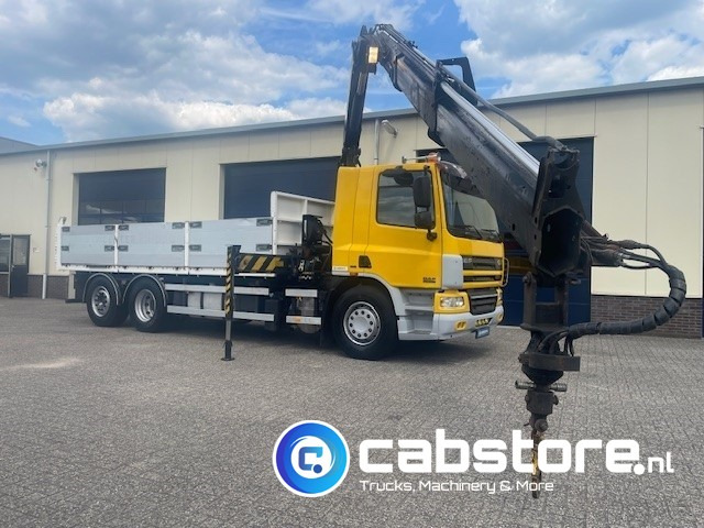 DAF CF 75.310 FAN 6x2 Euro 5 - MANUAL - Bouwjaar 2008 - Kipper - Palfinger PK 15002 Performance - Km 550.899 - Good condition! - Crane truck: picture 3 DAF CF 75.310 FAN 6x2 Euro 5 - MANUAL - Bouwjaar 2008 - Kipper - Palfinger PK 15002 Performance - Km 550.899 - Good condition! - Crane truck: picture 3