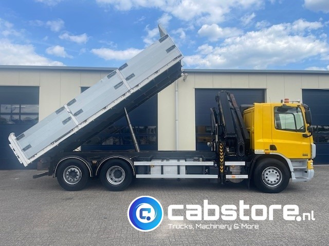 DAF CF 75.310 FAN 6x2 Euro 5 - MANUAL - Bouwjaar 2008 - Kipper - Palfinger PK 15002 Performance - Km 550.899 - Good condition! - Crane truck: picture 4 DAF CF 75.310 FAN 6x2 Euro 5 - MANUAL - Bouwjaar 2008 - Kipper - Palfinger PK 15002 Performance - Km 550.899 - Good condition! - Crane truck: picture 4