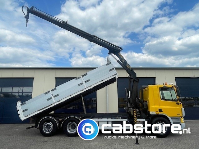 DAF CF 75.310 FAN 6x2 Euro 5 - MANUAL - Bouwjaar 2008 - Kipper - Palfinger PK 15002 Performance - Km 550.899 - Good condition! - Crane truck: picture 2 DAF CF 75.310 FAN 6x2 Euro 5 - MANUAL - Bouwjaar 2008 - Kipper - Palfinger PK 15002 Performance - Km 550.899 - Good condition! - Crane truck: picture 2