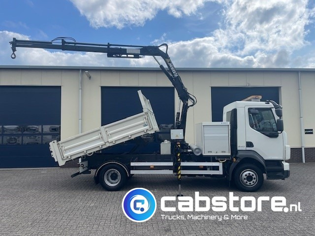 Volvo FL 240 4x2 Euro 5 - Kipper - MKG HLK 45 a2 Autolaadkraan - Bouwjaar 2012 - APK 18-10-2025 - ORIGINAL Km 35.640 !!!! - Good condition !! - Crane truck: picture 2 Volvo FL 240 4x2 Euro 5 - Kipper - MKG HLK 45 a2 Autolaadkraan - Bouwjaar 2012 - APK 18-10-2025 - ORIGINAL Km 35.640 !!!! - Good condition !! - Crane truck: picture 2