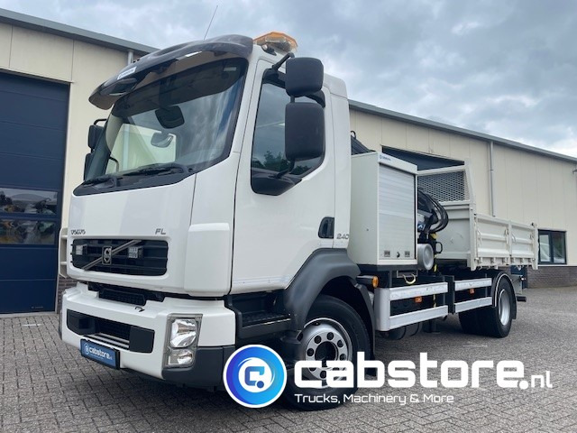 Volvo FL 240 4x2 Euro 5 - Kipper - MKG HLK 45 a2 Autolaadkraan - Bouwjaar 2012 - APK 18-10-2025 - ORIGINAL Km 35.640 !!!! - Good condition !! - Crane truck: picture 5 Volvo FL 240 4x2 Euro 5 - Kipper - MKG HLK 45 a2 Autolaadkraan - Bouwjaar 2012 - APK 18-10-2025 - ORIGINAL Km 35.640 !!!! - Good condition !! - Crane truck: picture 5